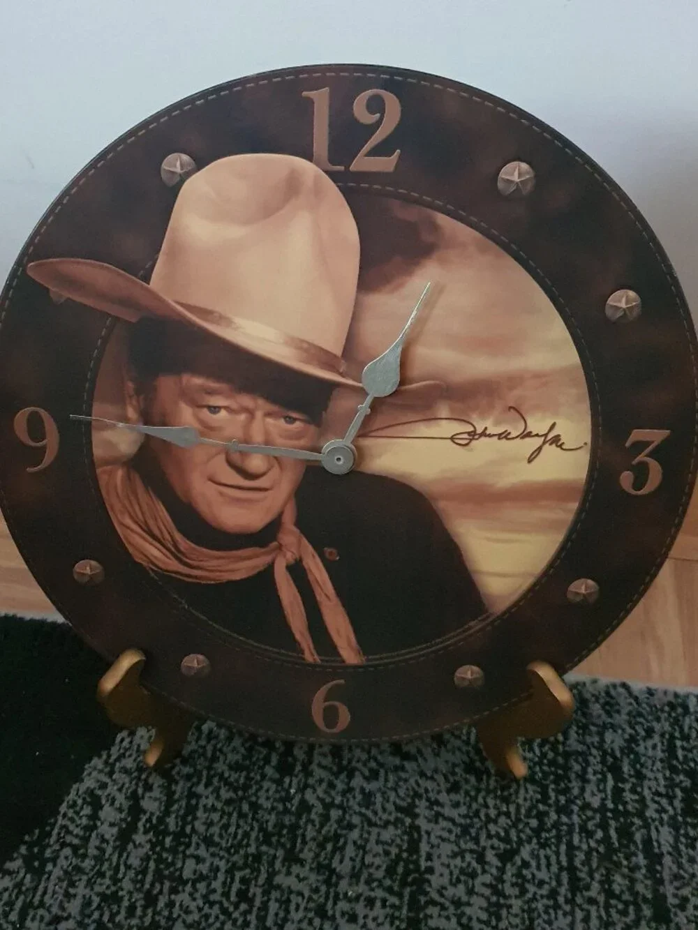 Collectors John Wayne Wall Clock